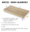 Dió, Egyedi, festett Párkány Fa hatás 25cm (max.200cm)