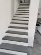 Antracit, Egyedi, anyagában színezett Lépcsőlap Fa hatás 40cm (max.200cm)