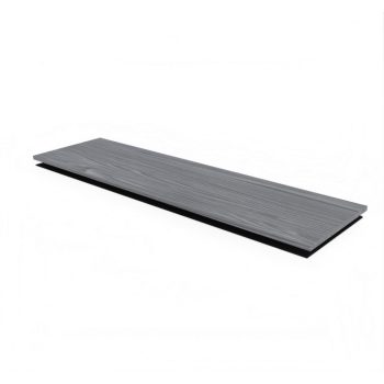  Antracit, Egyedi, anyagában színezett Homloklap Fa hatás 20cm (max.200cm)
