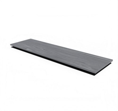 Antracit, Egyedi, anyagában színezett Homloklap Fa hatás 20cm (max.200cm)