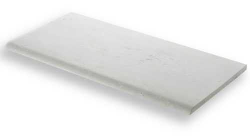 Fehér, Egyedi, anyagában színezett ECO Párkány Kő hatás 20cm (max.200cm)