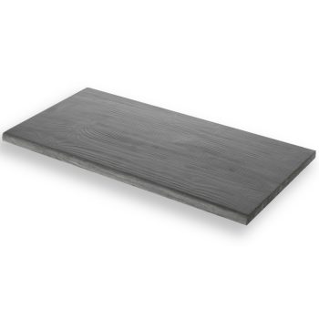   Antracit, Egyedi, anyagában színezett ECO Párkány Fa hatás 25cm (max.200cm)