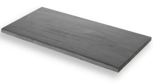 Antracit, Egyedi, anyagában színezett ECO Párkány Fa hatás 25cm (max.200cm)